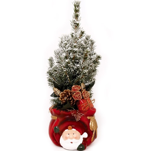 rvore de Natal - PX04 - Altura total: 30/35 cm