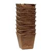 Vasos Quadrados Compostveis - 8 cm