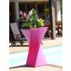 Vaso Design - 55x55 x A.100cm -  Fucsia