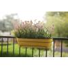 Floreira Varanda Vibia Campana -70 cm-Amarelo-Elho