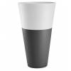 Vaso Tokyo - Antracite / Branco - D.50 A.80 cm