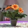 Planta Artificial - Gerbera Laranja - MICA