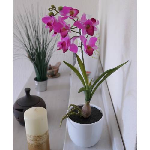 Planta Artificial - Orquídea Bambu Violeta - MICA : venda Planta Artificial  - Orquídea Bambu Violeta - MICA /