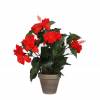 Planta Artificial - Hibiscus Vermelho - MICA