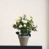 Planta Artificial - Roseira Branco - MICA
