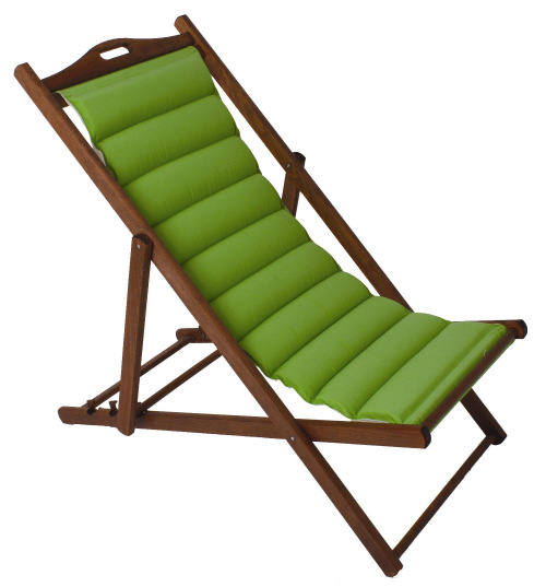 Cadeira de praia luxo - Verde-Anis