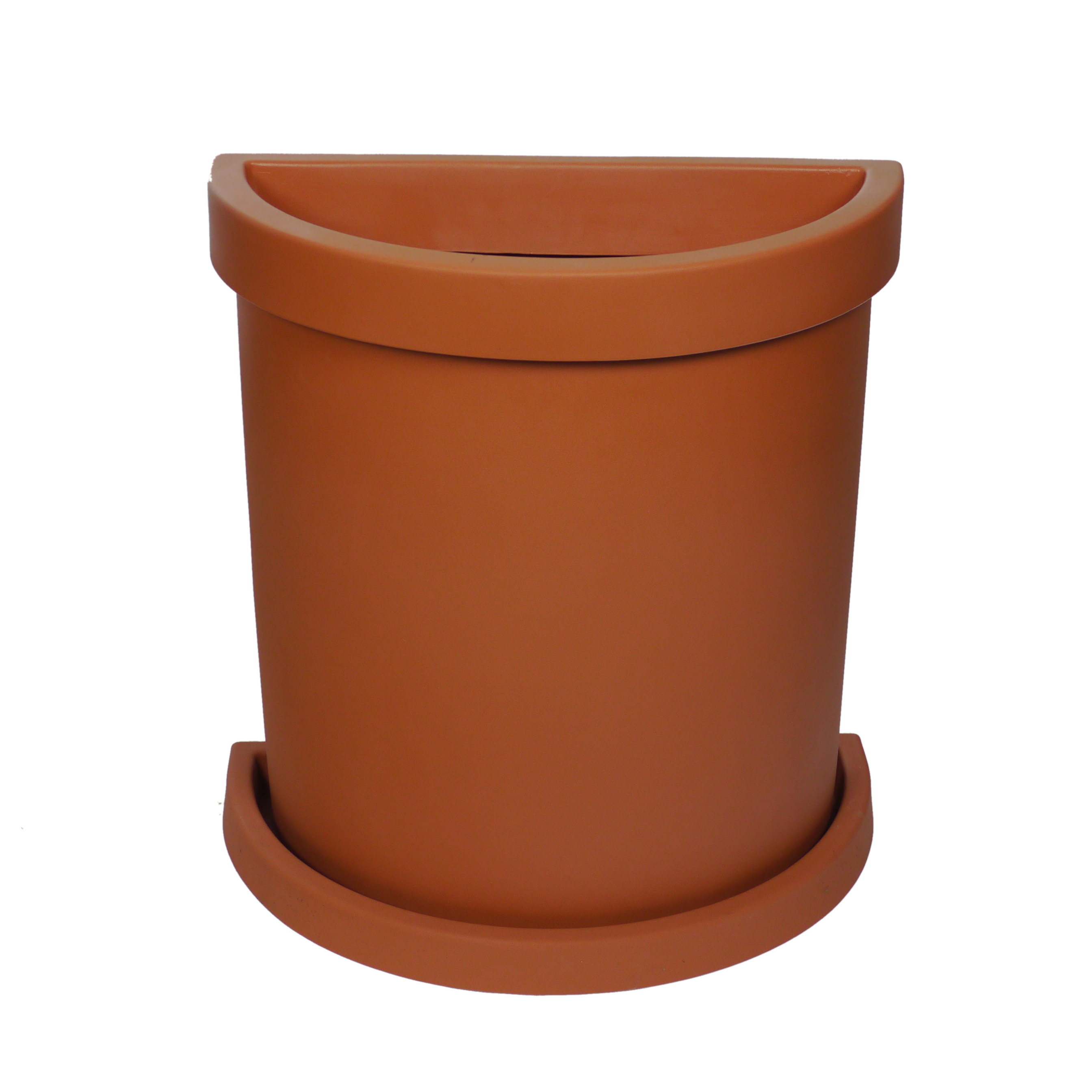 Floreira Semi-Círculo Vela - Terracota